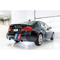 AWE Tuning axle-back exhaust detail