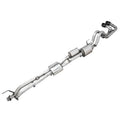 AWE Tuning cat-back exhaust detail