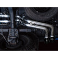 AWE Tuning cat-back exhaust installed view