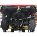 aFe cat-back exhaust installed view