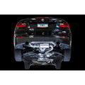 AWE Tuning axle-back exhaust installed view