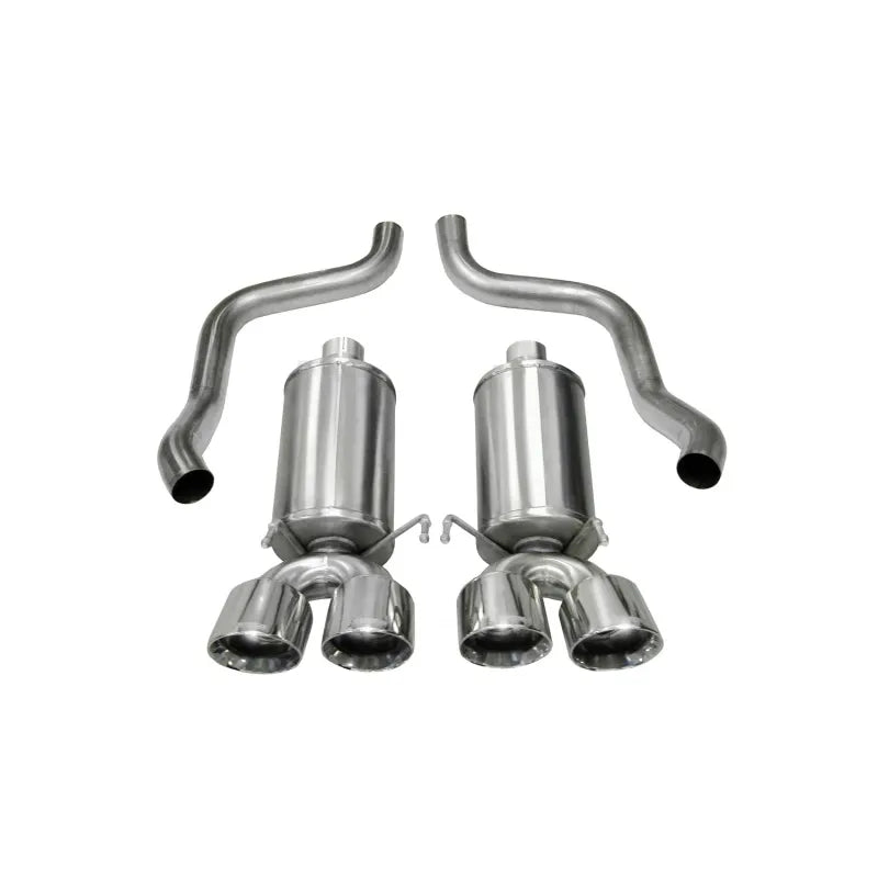 CORSA Performance polished axle-back exhaust