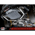 AWE Tuning exhaust installed view