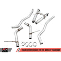 AWE Tuning exhaust close-up
