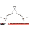 AWE Tuning exhaust installed view