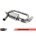 AWE Tuning axle-back exhaust close-up
