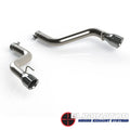 QTP axle-back exhaust close-up