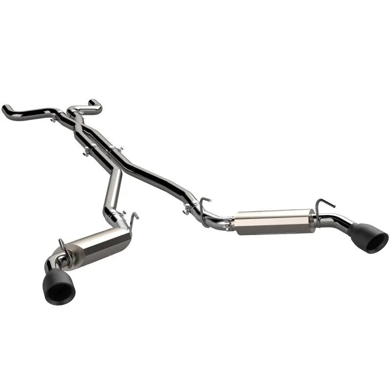 QTP black cat-back exhaust