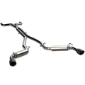 QTP black cat-back exhaust