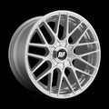 Rotiform silver auto part
