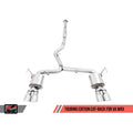 AWE Tuning exhaust detail