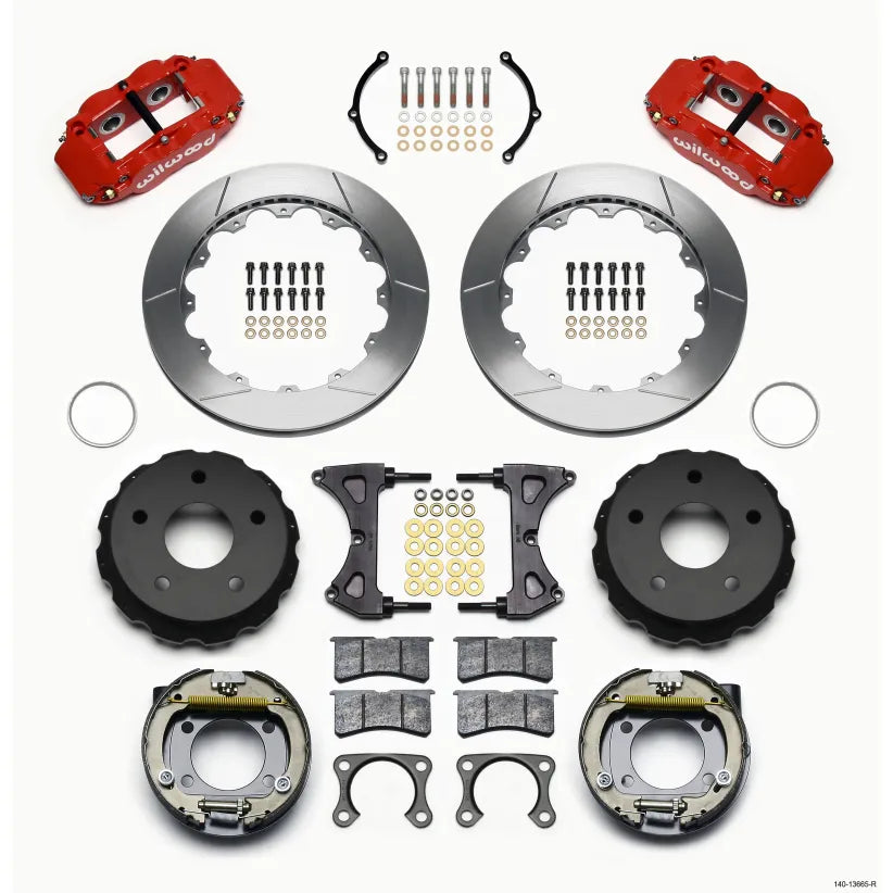 Wilwood red auto part