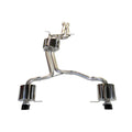 AWE Tuning exhaust installed view