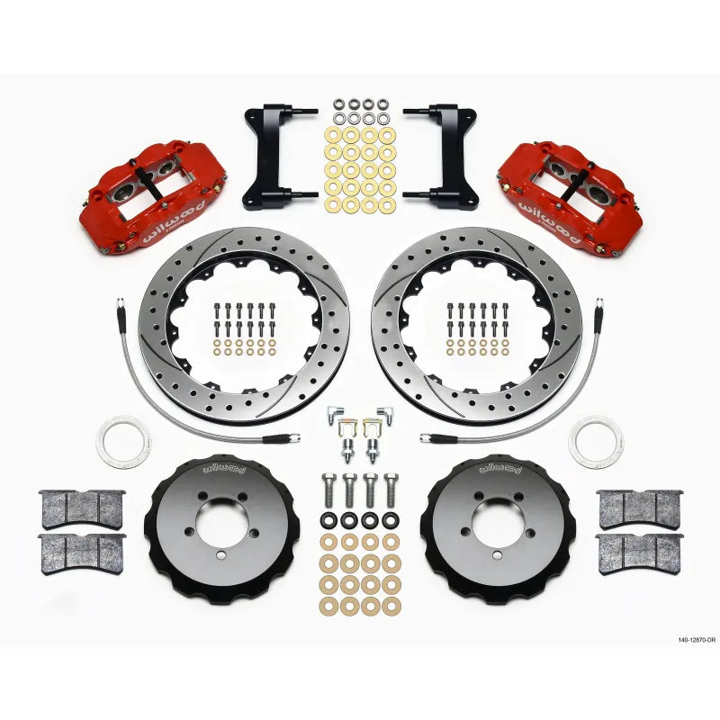 Wilwood red auto part