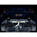 AWE Tuning cat-back exhaust installed view
