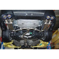 Invidia cat-back exhaust close-up