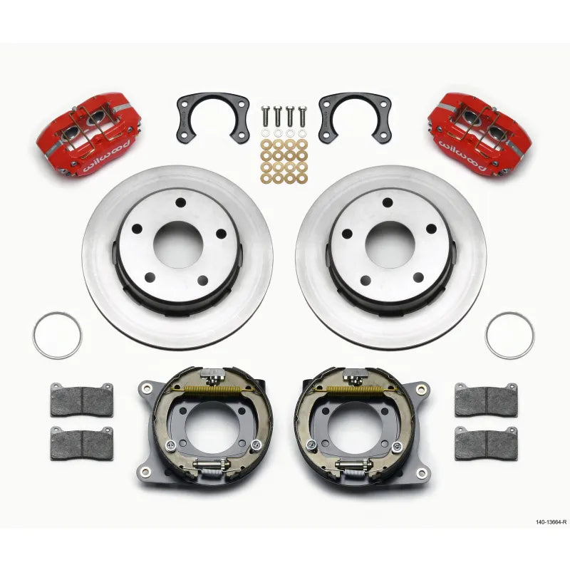 Wilwood red auto part