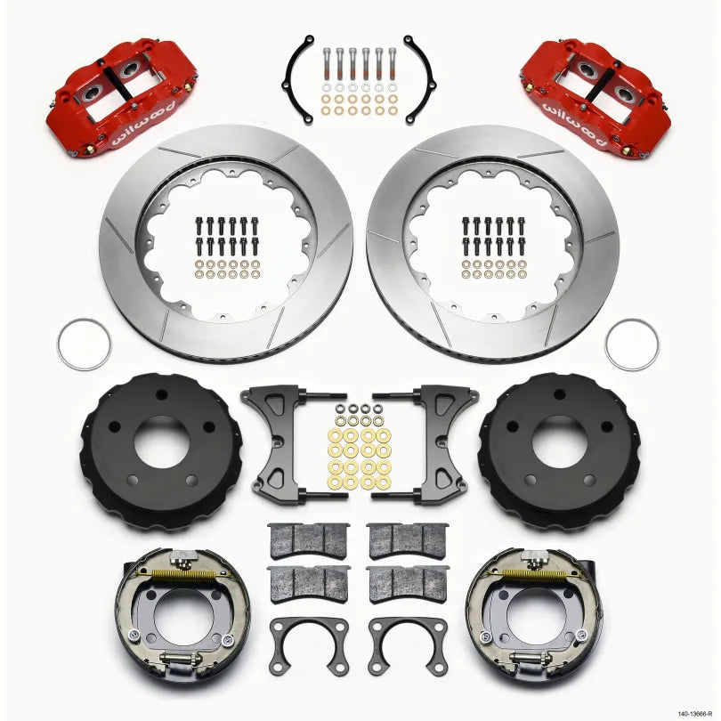 Wilwood red auto part