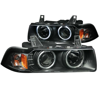 ANZO black headlights