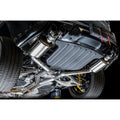 AWE Tuning exhaust installed view