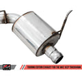 AWE Tuning exhaust installed view