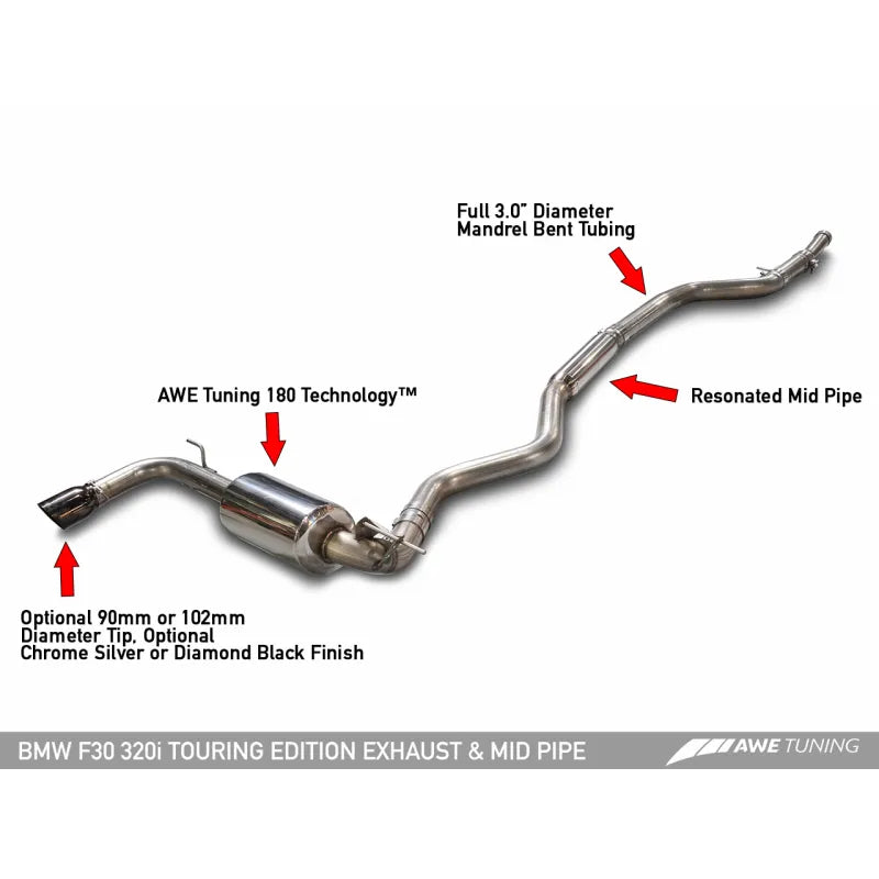 AWE Tuning black exhaust