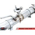 AWE Tuning exhaust detail