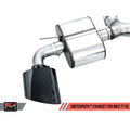 AWE Tuning exhaust close-up