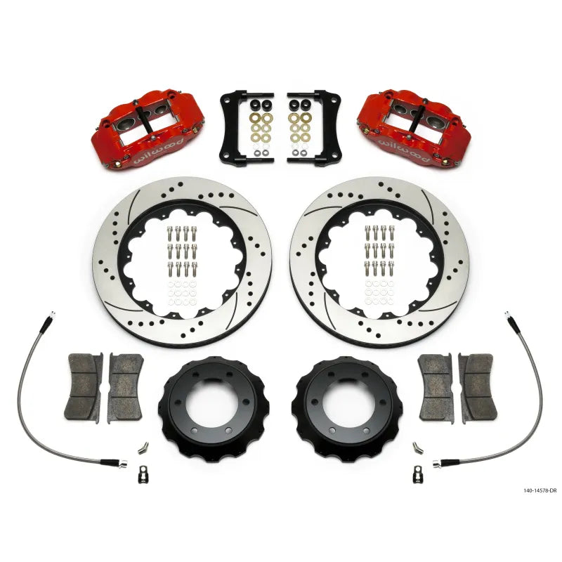 Wilwood red auto part