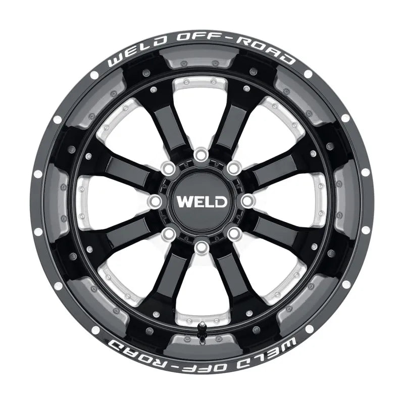 Weld black auto part