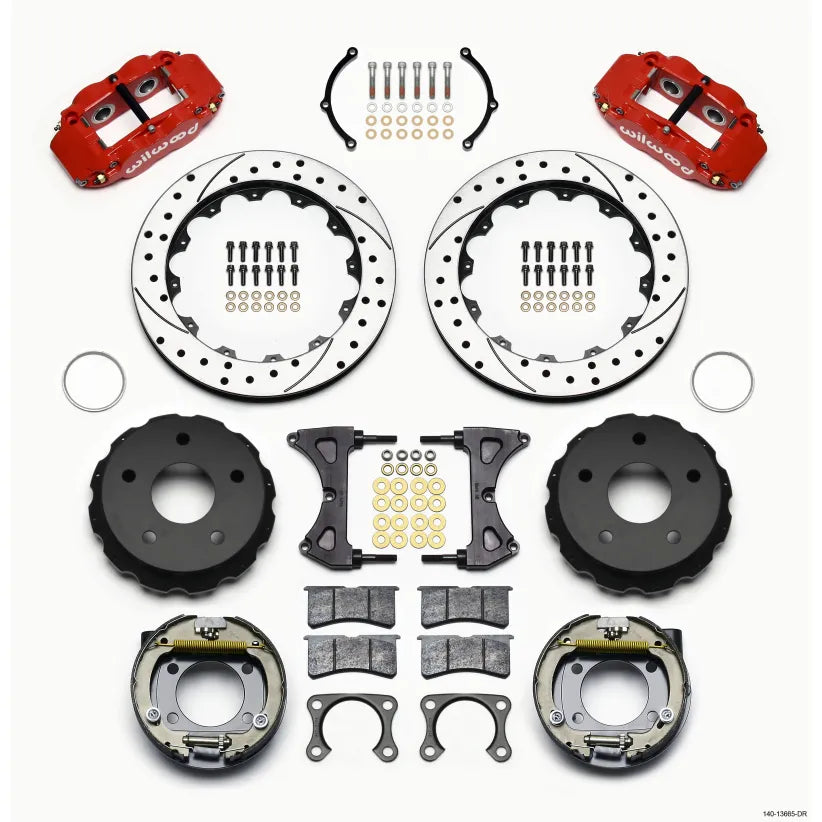 Wilwood red auto part