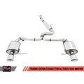 AWE Tuning exhaust installed view