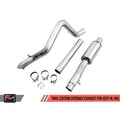 AWE Tuning cat-back exhaust detail