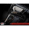 AWE Tuning cat-back exhaust close-up