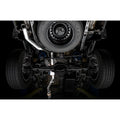 AWE Tuning cat-back exhaust installed view