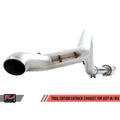 AWE Tuning cat-back exhaust detail