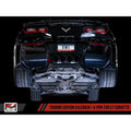AWE Tuning axle-back exhaust installed view