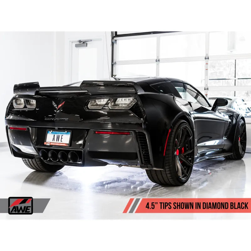 AWE Tuning black axle-back exhaust
