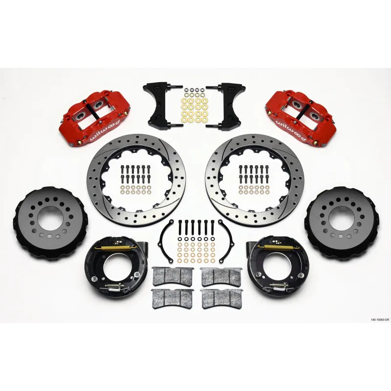 Wilwood red auto part