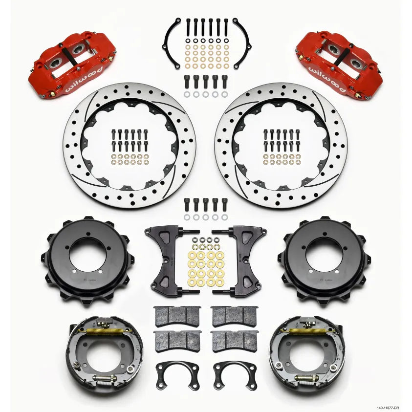 Wilwood red auto part