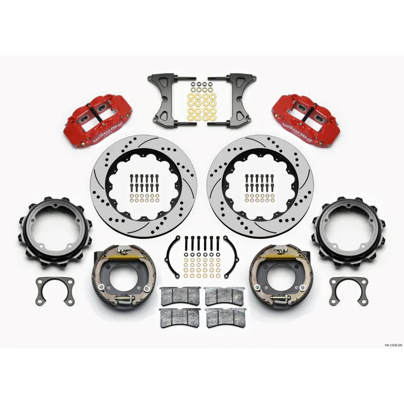 Wilwood red auto part