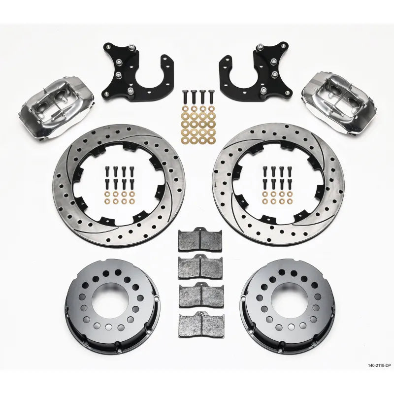 Wilwood polished auto part