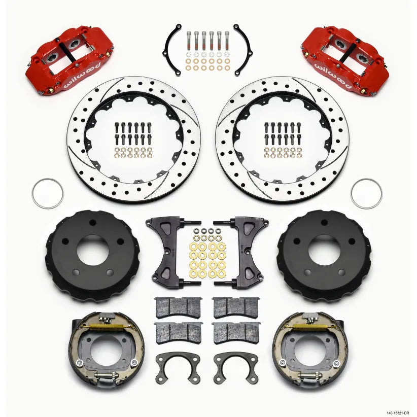 Wilwood red auto part