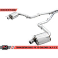 AWE Tuning exhaust installed view