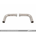 AWE Tuning exhaust installed view