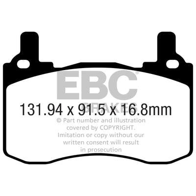 EBC red auto part