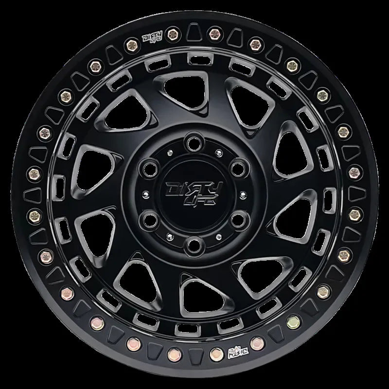 Dirty Life Wheels black auto part