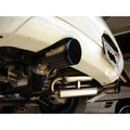 HKS cat-back exhaust installed view
