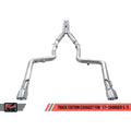 AWE Tuning exhaust installed view