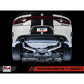 AWE Tuning exhaust close-up